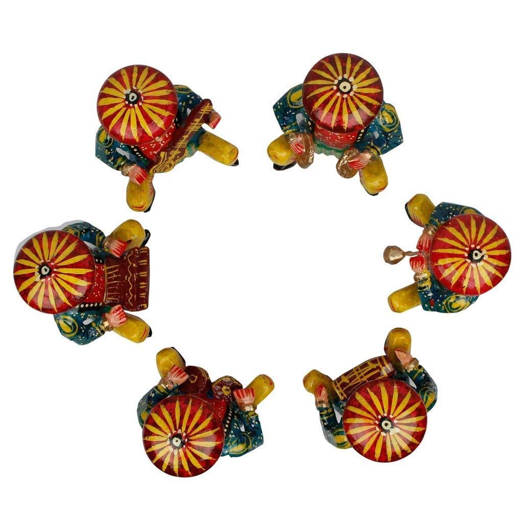 Jaipuri Craft Wood Musician Bawla Set