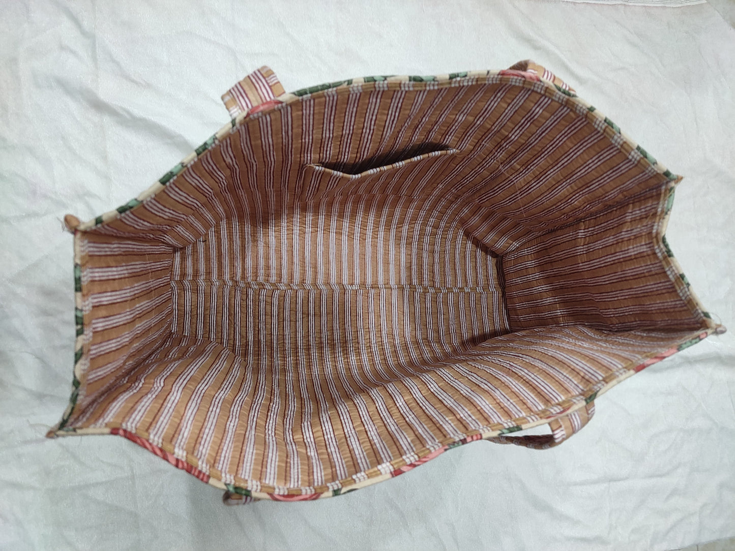 Handmade Quilted Jhola Bag - Eco-Friendly, Stylish Shoulder Tote