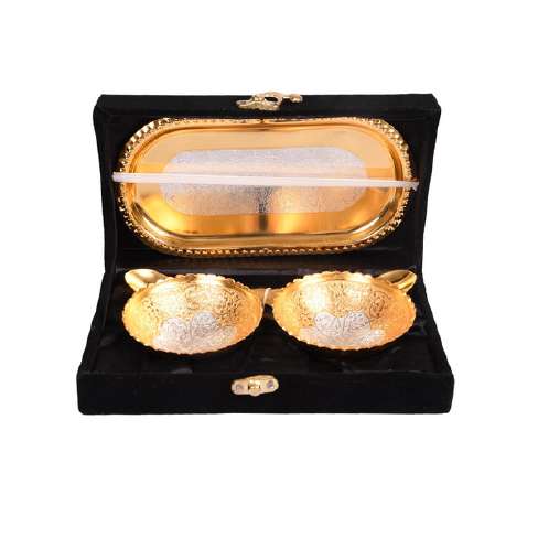 Bowl Gift Set with Tray & Spoons
