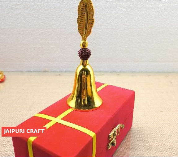 Brass Pooja Bells (5 in)