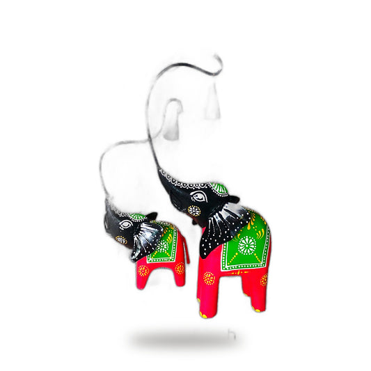 Hanging Elephant Pair Ornament – 16 Inch