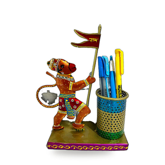 Hanuman with Flag Pen Holder