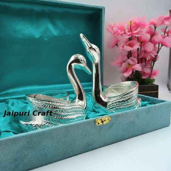 Swan Jar Candle Holder (4 inch)