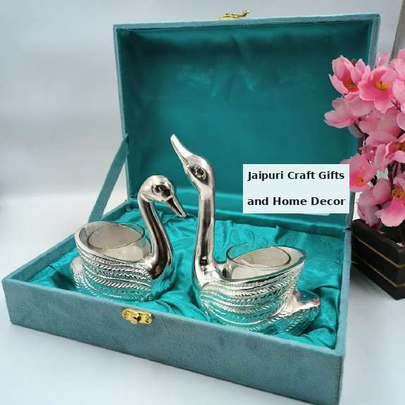 Swan Jar Candle Holder (4 inch)