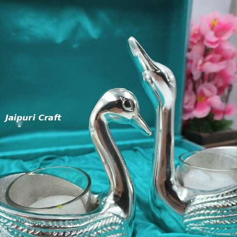 Swan Jar Candle Holder (4 inch)