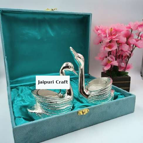 Swan Jar Candle Holder (4 inch)